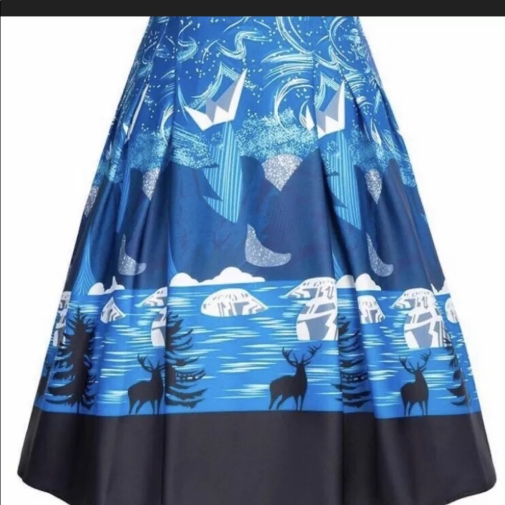 Grace Karin mountain scene pinup skirt
